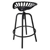 Tractor chair black