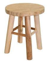 Decowood Stool Round Teak/Bamboo D29H40