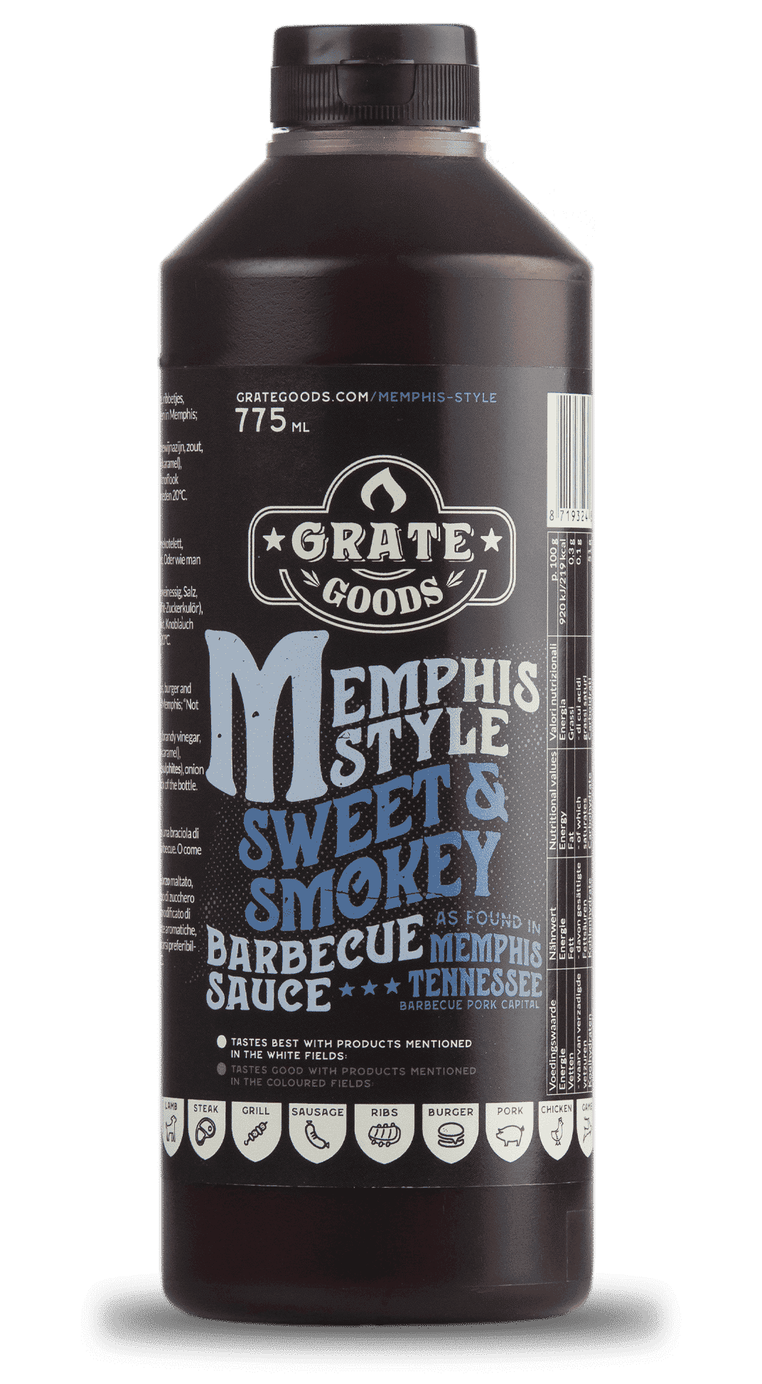 Grate Goods Memphis Sweet (BBQ Sauce 265ml)