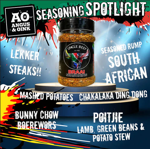 Angus & Oink x Uncle Beef Braai Seasoning 220g Rub