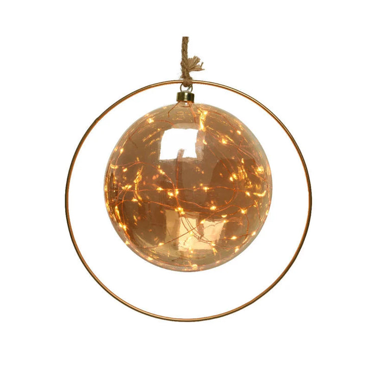 Micro LED ball steady BO indoor amber/classic warm dia20cm x L.5cm