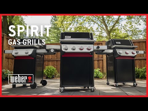 Video of the new line of Weber Spirit Barbecues