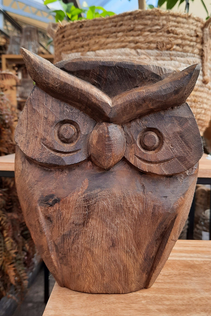 Owl Wood Dost (16.5x3.5x21cm)