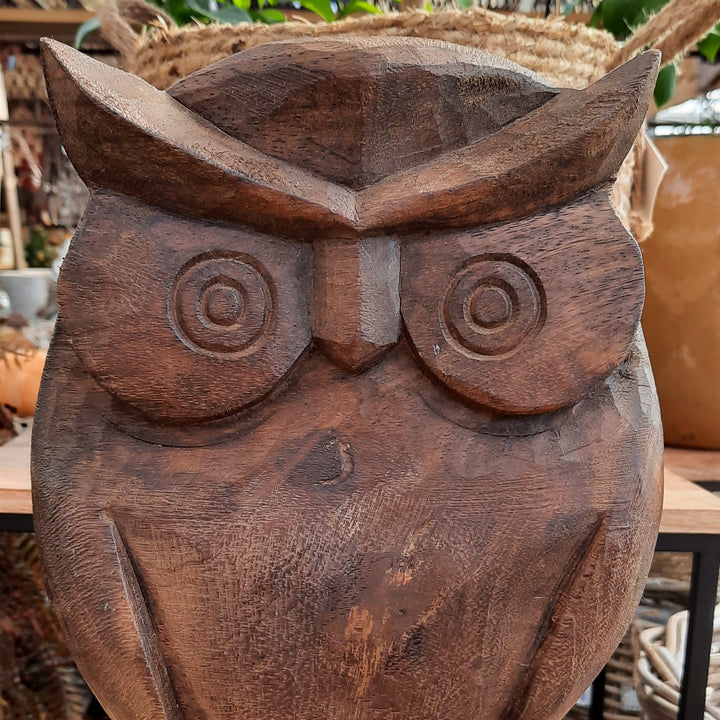 Owl Wood Dost (21x6x24.5cm)