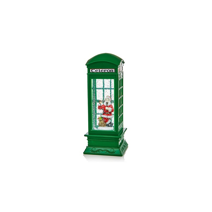 27cm Green Telephone Box