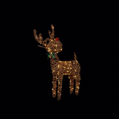 96cm M-A BO Outdoor Big Nose Reindeer w-120 Warm White LEDs