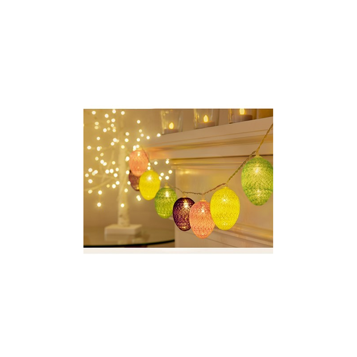 10 LED Battery Operated Easter Egg Lights - 2 assorted