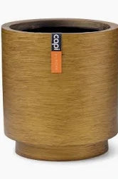 Vase cylinder Retro 41x40 gold