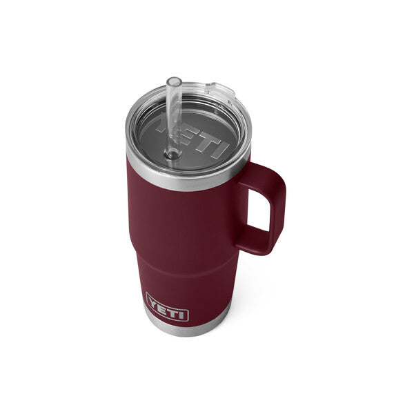 Yeti Rambler 25 OZ (739 ML) Straw Mug Wild Vine Red