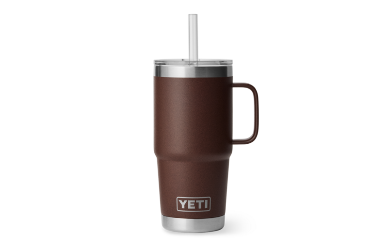 Yeti Rambler 25 OZ (739 ML) Straw Mug Wetlands Brown