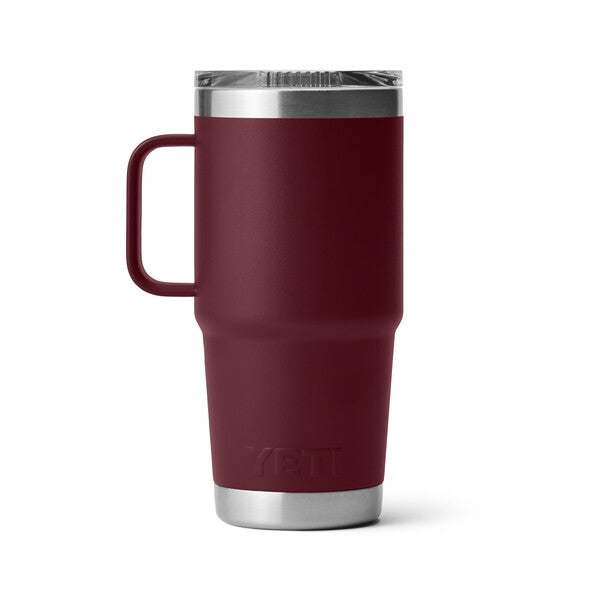 YETI RAMBLER 20 OZ TRAVEL MUG  WILD VINE RED