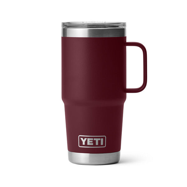 YETI RAMBLER 20 OZ TRAVEL MUG  WILD VINE RED