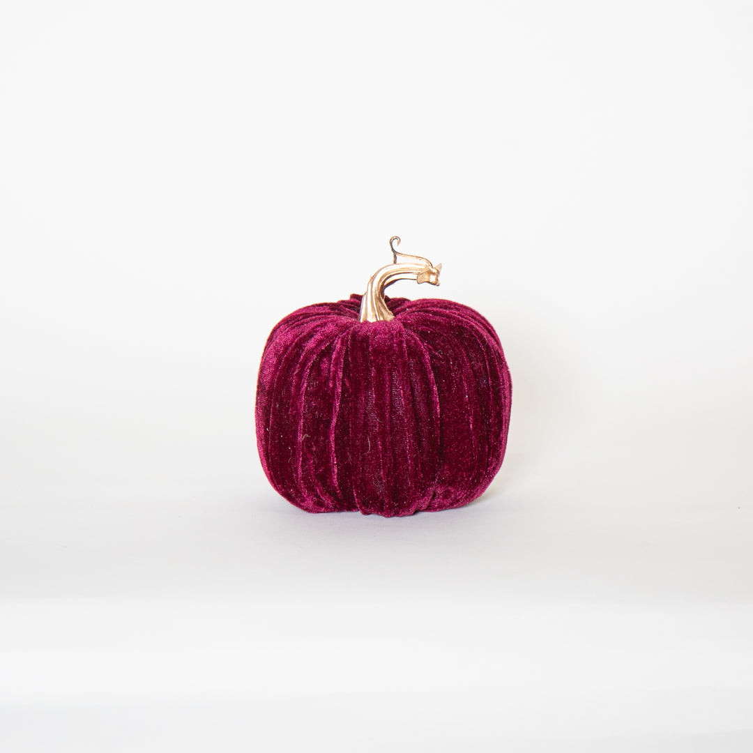 13X12CM Burgundy  Pumpkin