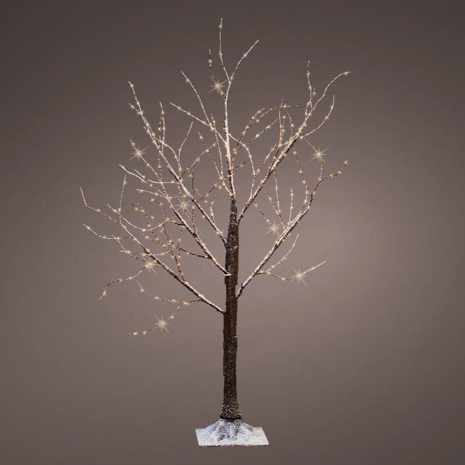 Micro LED tree gb pvc branch steady outdoor brown/warm white dia80cm x H.100cm