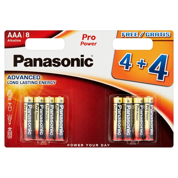 Panasonic Batteries AAA 4+4Free