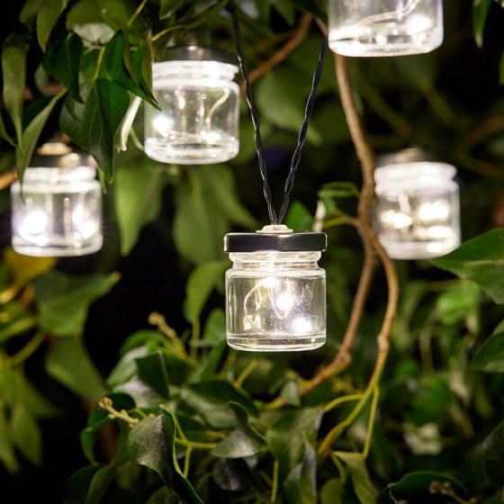 Firefly Jar Soalr String Lights Set of 10