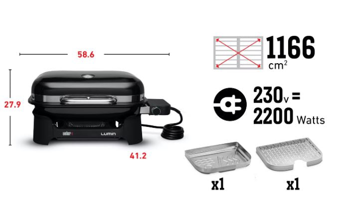 Weber Lumin Compact Electric Barbecue